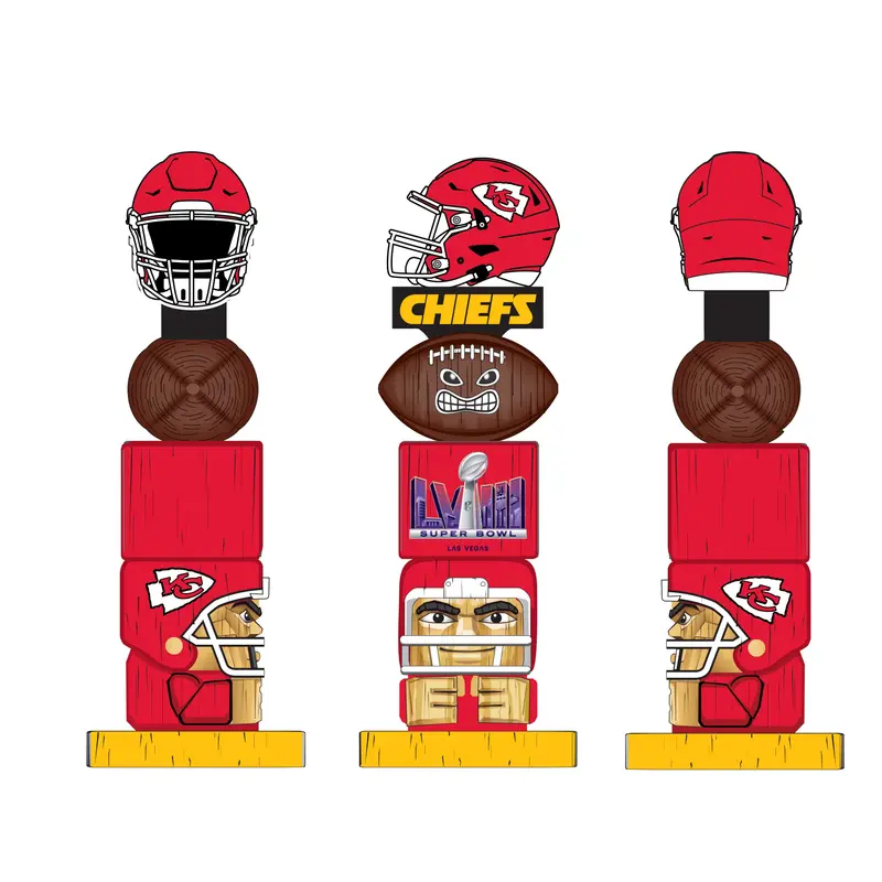 Kansas City Chiefs Super Bowl 58 Champions Team Garden Statue