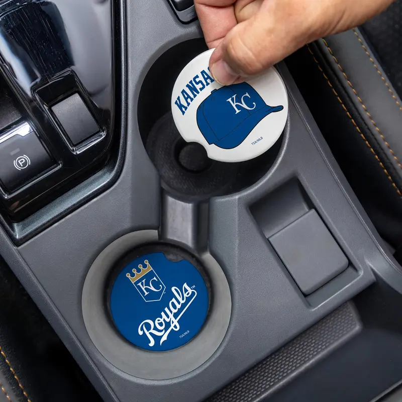 Kansas City Royals Car Coaster Set, 2pc