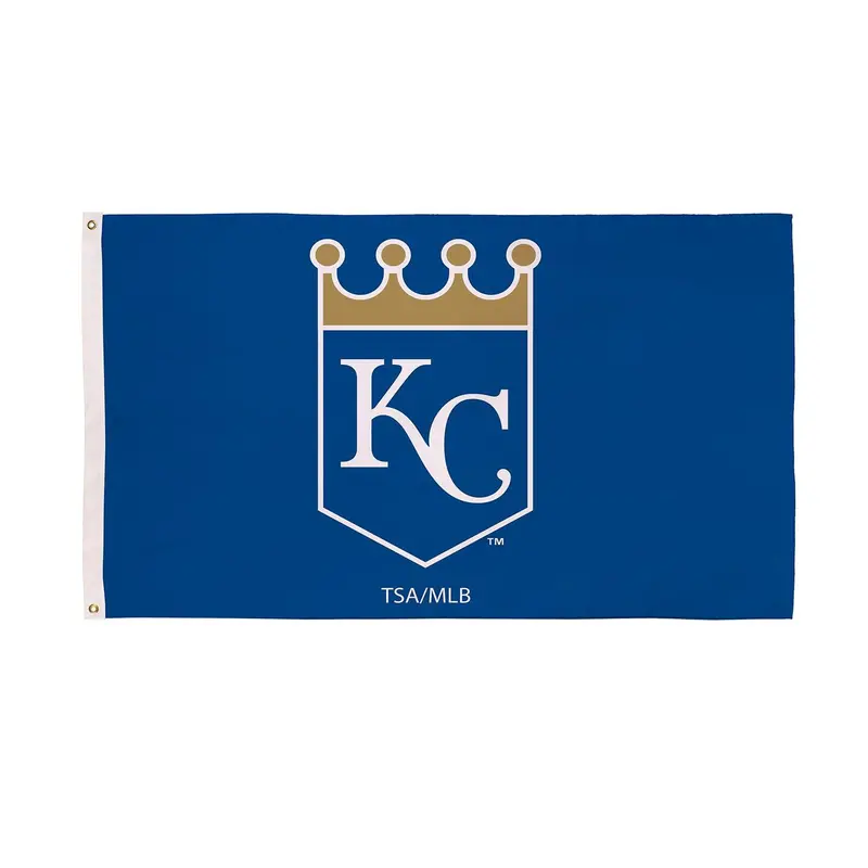 Kansas City Royals Single Sided Flag w/ 2 Grommets, 3'x5'