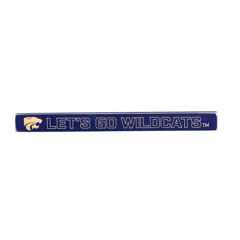 Kansas State University Engraved Wood Sign, 1.5" x 18"