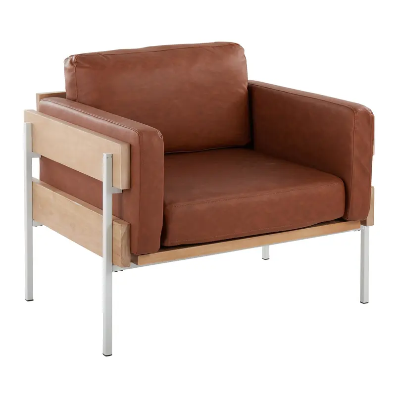 Kari Accent Chair By LumiSource - CHR-KARIPU2 WNACAM