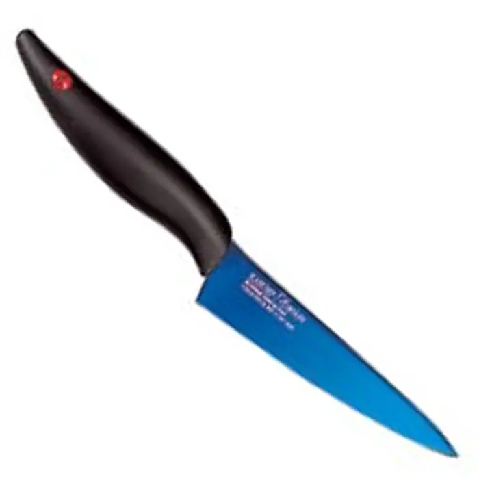 Kasumi Titanium-Coated 4.75" Utility Knife, Blue