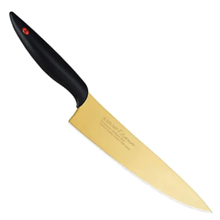 Kasumi Titanium-Coated 7 3/4'' Chef Knife, Gold