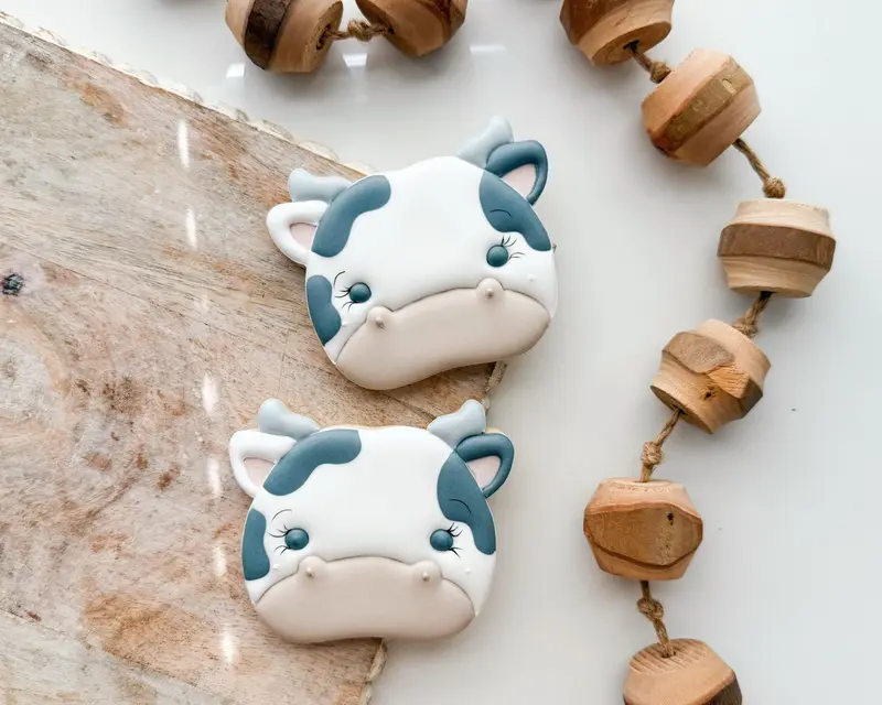 Kawaii Cow Face - Cookie Cutter