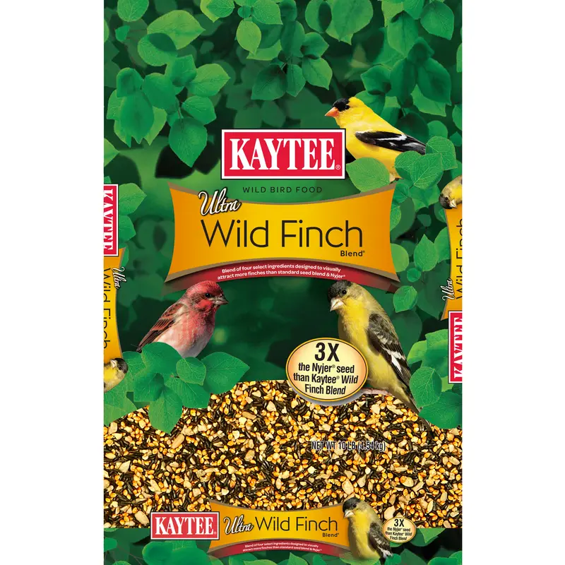 Kaytee Ultra Wild Finch Blend Songbird Niger Seed Wild Bird Food 10 lb (Pack of 4)