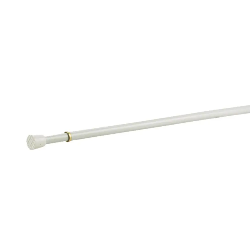 Kenney White Traditional/Transitional Tension Rod 28 in. L X 48 in. L - Open Box