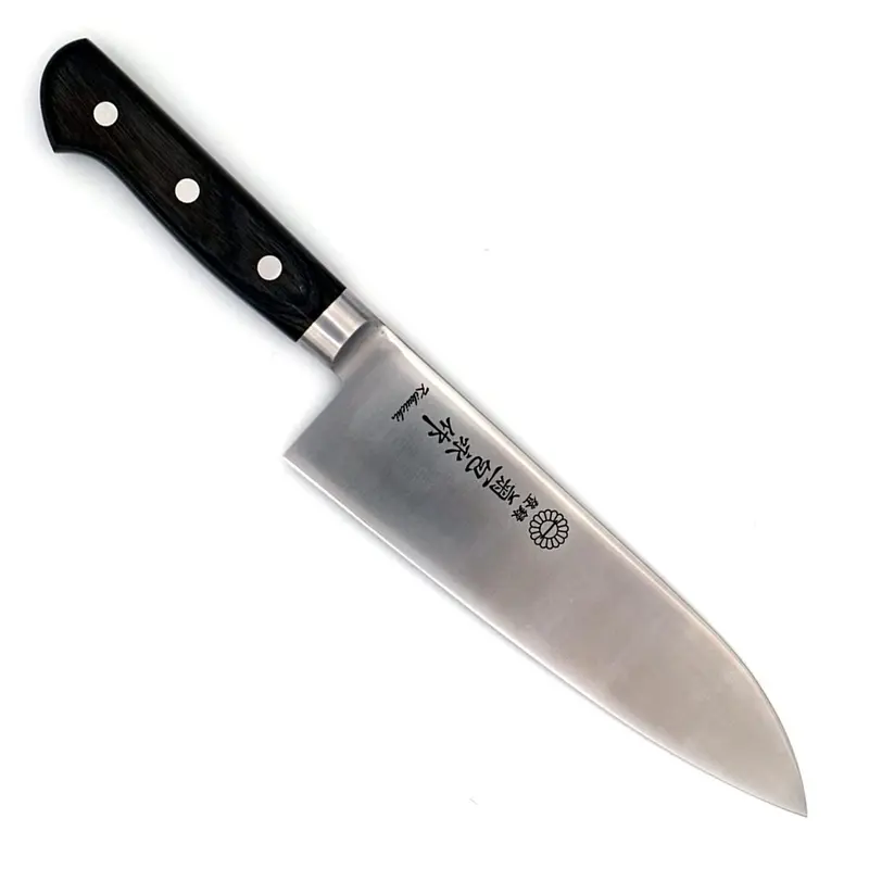 Kikuichi Semi-Stainless Steel 7" Santoku Knife