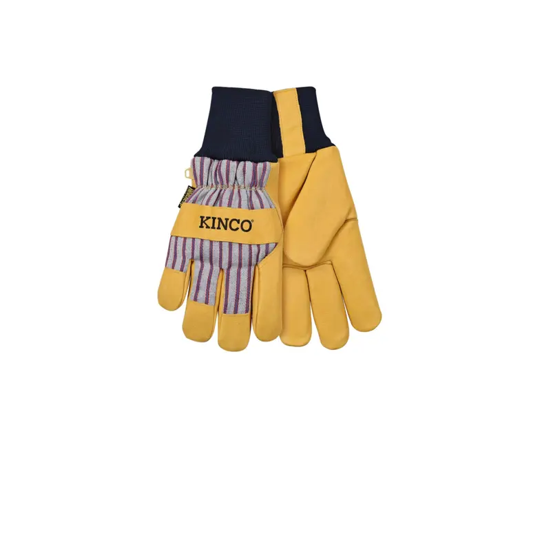 Kinco Men's Outdoor Knit Wrist Work Gloves Yellow L 1 pair - Deal of The Week