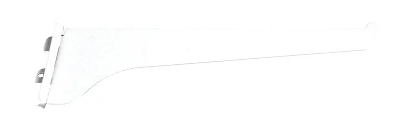 Knape & Vogt White Steel Regular Duty Bracket 16 Ga. 10 in. L 160 lb. (Pack of 10) - Open Box