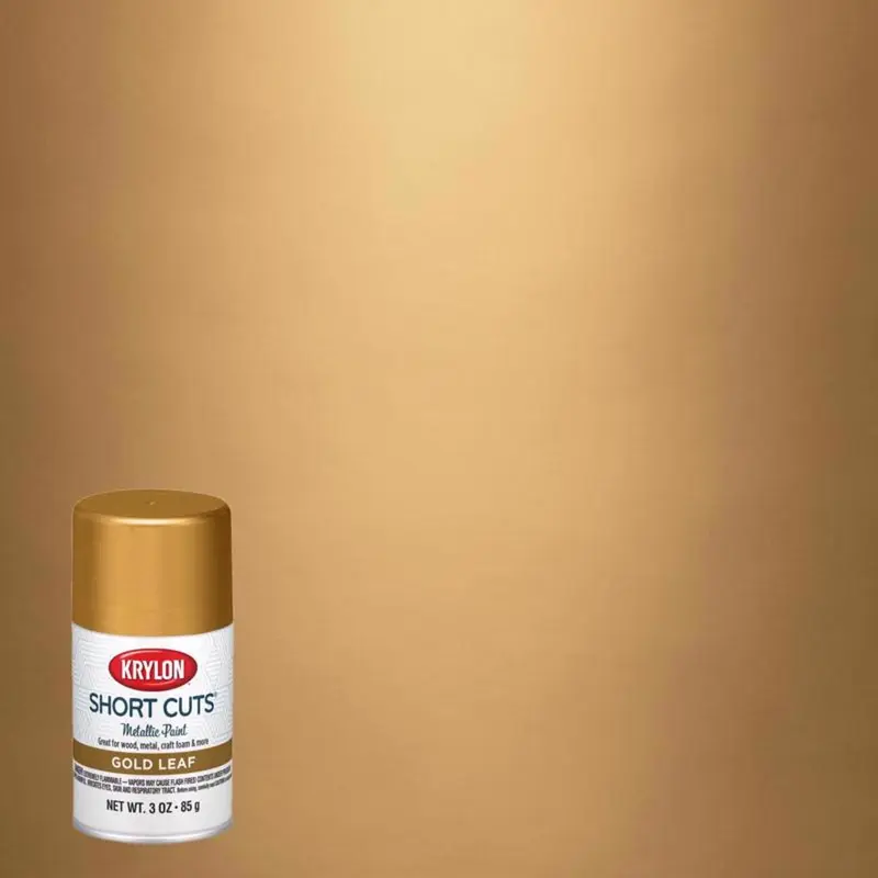 Krylon Short Cuts Gloss Gold Leaf Spray Paint 3 oz. (Pack of 6) - Deal of The Week