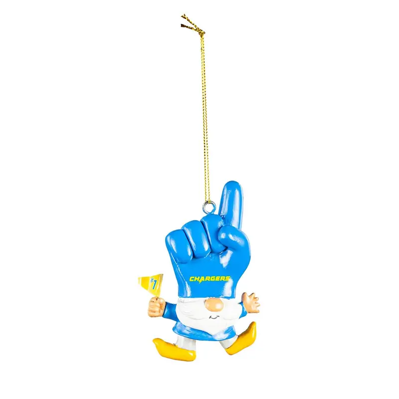 LA Chargers, Gnome Foam Finger Orn