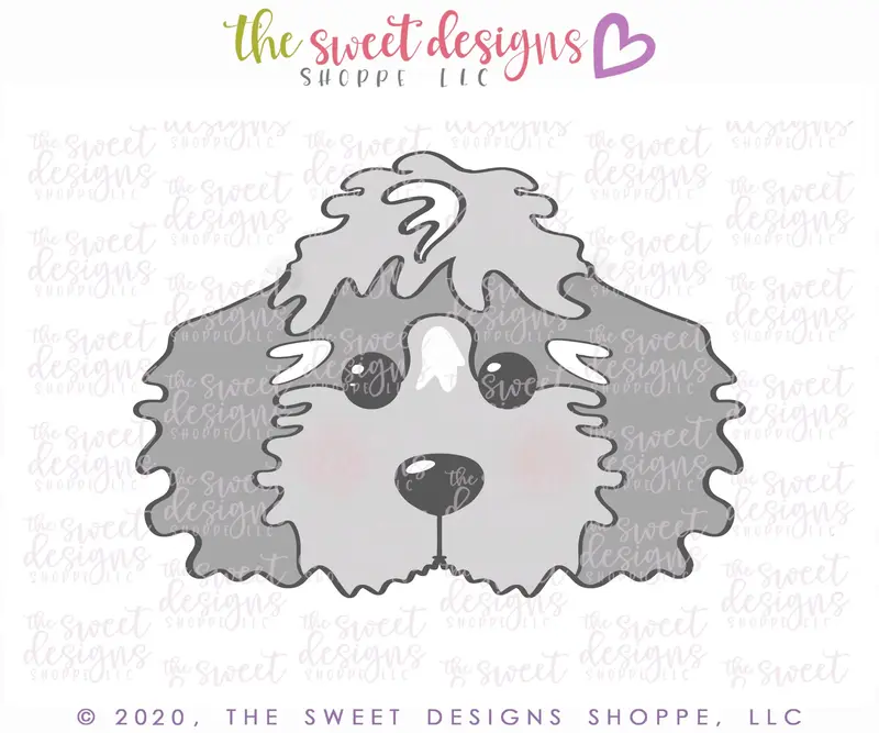 Labradoodle Dog Face - Cookie Cutter