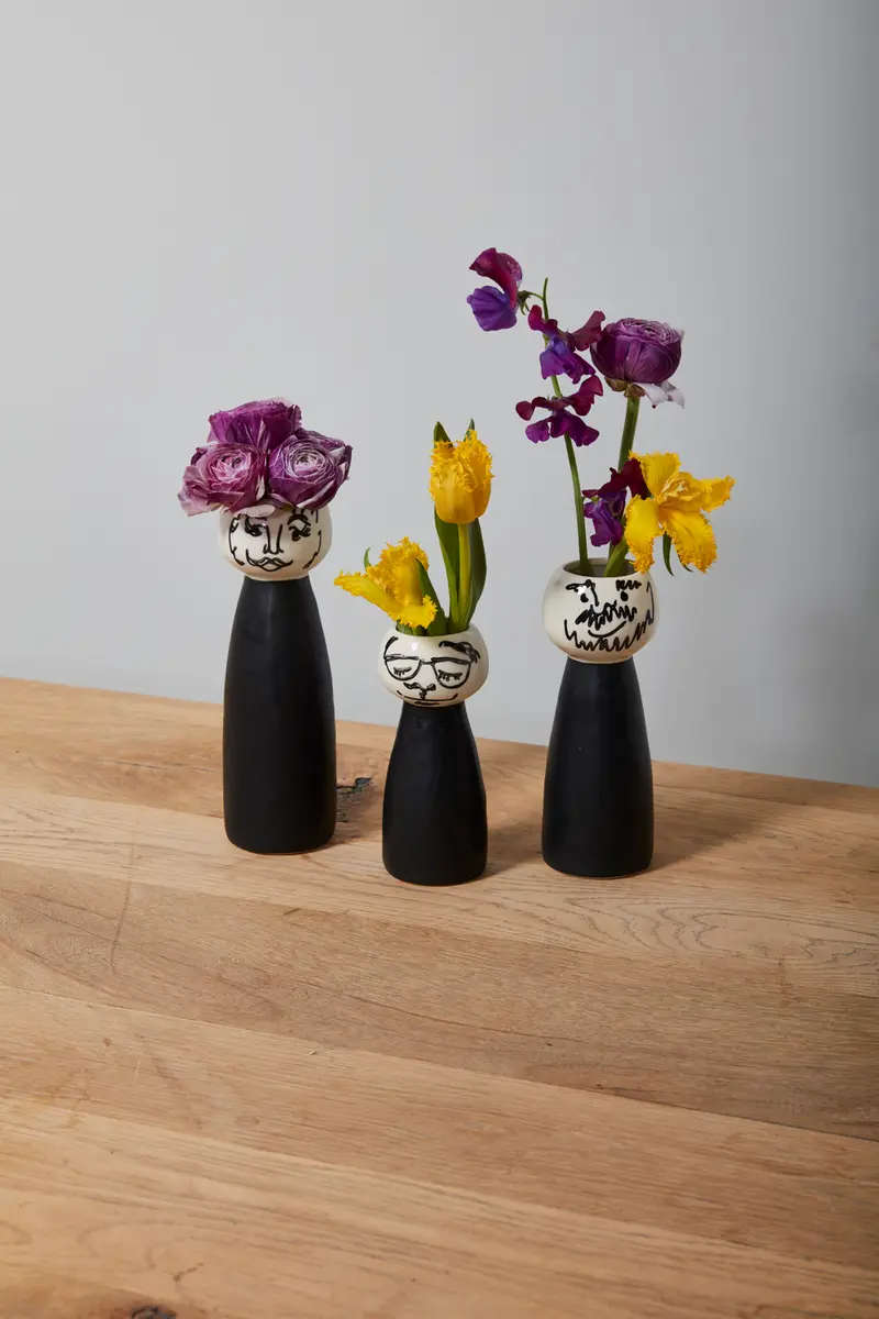 Lady and Gents Budvase Set of 4 By Accent Decor