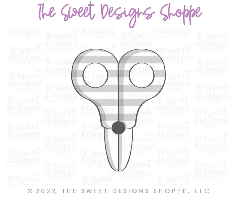 Lady Milkstache Scissors - Cookie Cutter