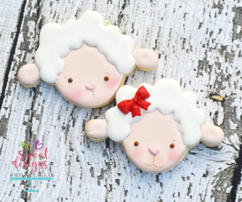 Lamb Face v2- Cookie Cutter