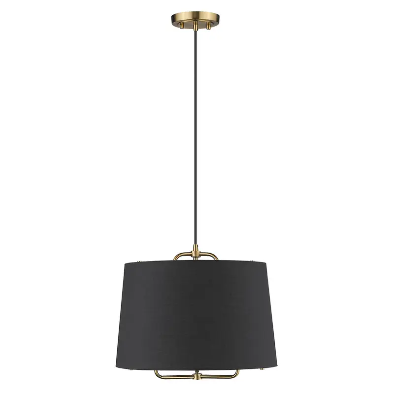 Lamia 1-Light Gold Mini Pendant By Homeroots