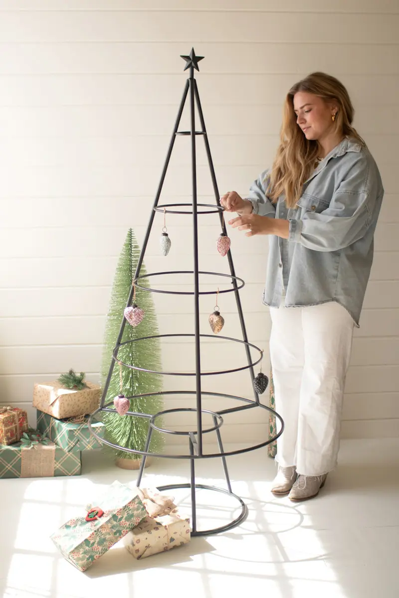 Large Metal Christmas Tree By Kalalou