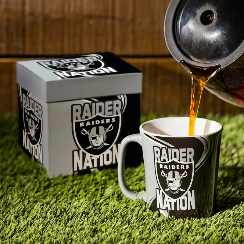 Las Vegas Raiders, 14oz Ceramic Cup of Awesome with Matching Box