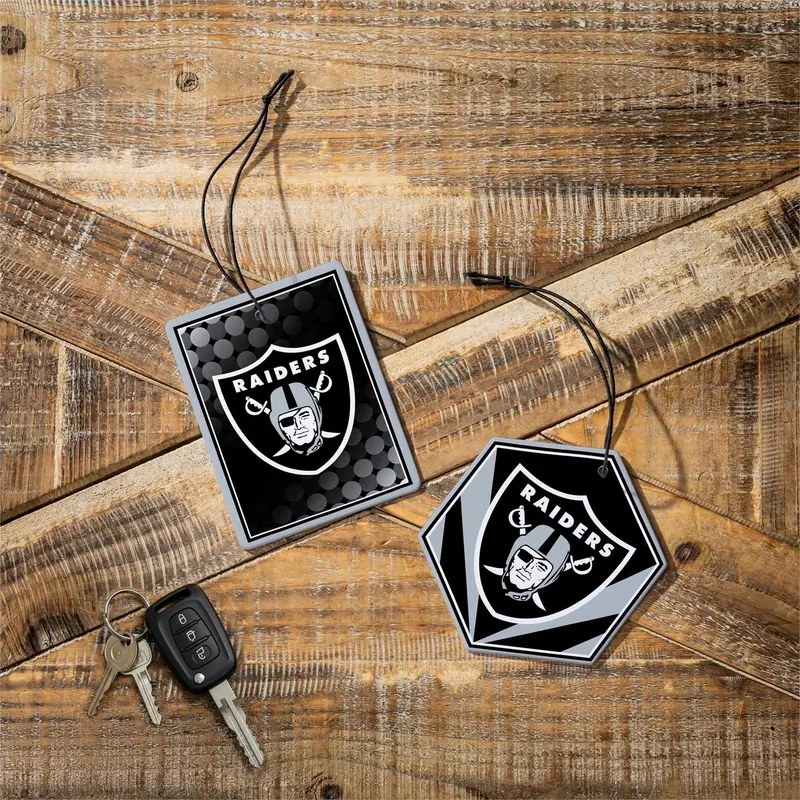 LAS VEGAS RAIDERS Air Freshener, Set of 2