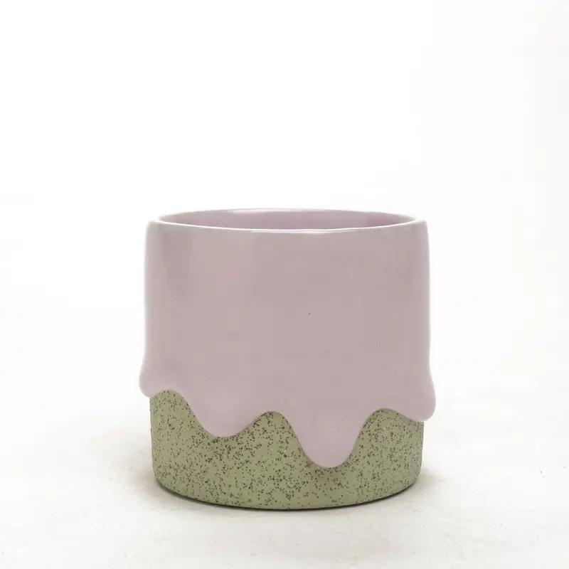 Lavender / Avocado Small Cylinder
