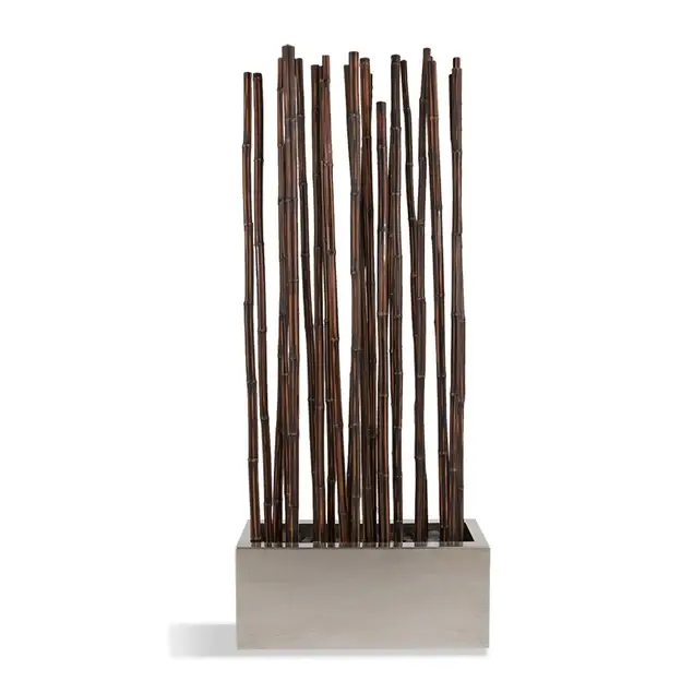 LC Bamboo Pole 7'H x 2D brown Set Of 12 By Gold Leaf Design Group
