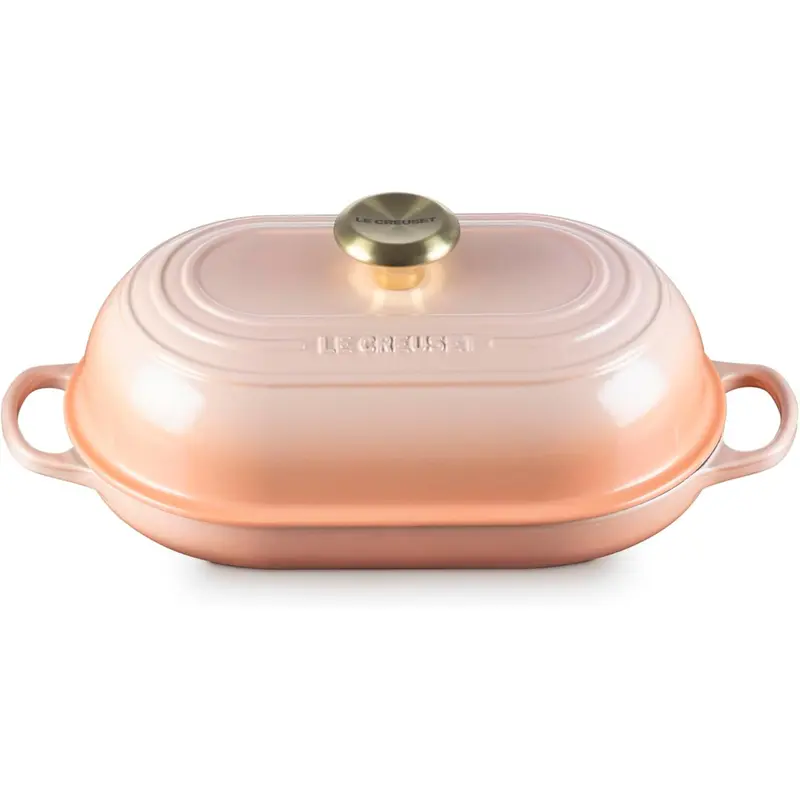 Le Creuset 1.5 qt. Signature Oval Bread Oven, Peche
