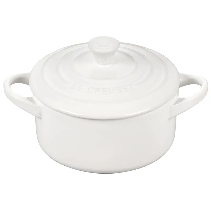 Le Creuset 14 oz. Mini Round Cocotte - White
