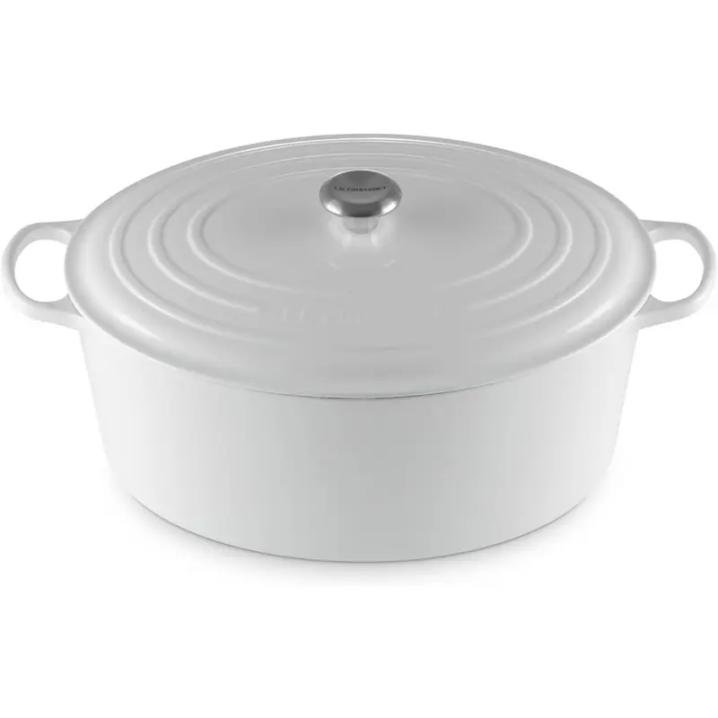 Le Creuset 15.5 qt. Signature Oval Dutch Oven - White