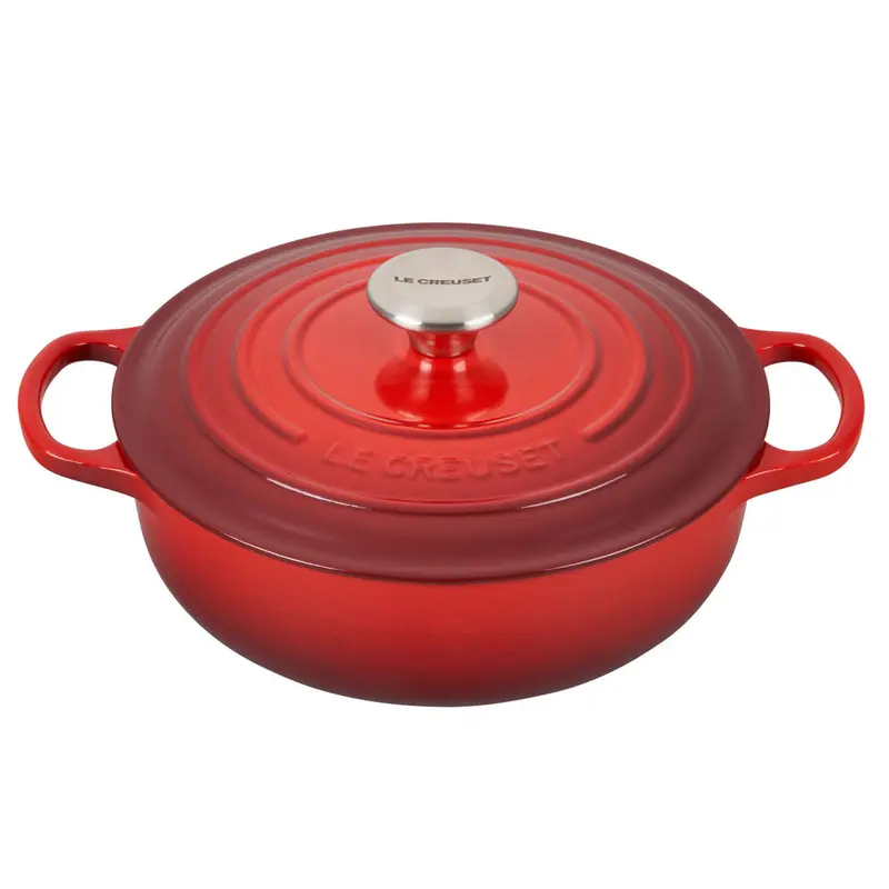 Le Creuset 3.5 qt. Signature Sauteuse - Cerise