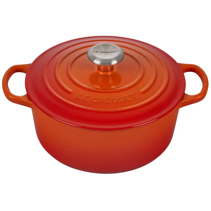 Le Creuset 4.5 qt. Signature Round Dutch Oven - Flame