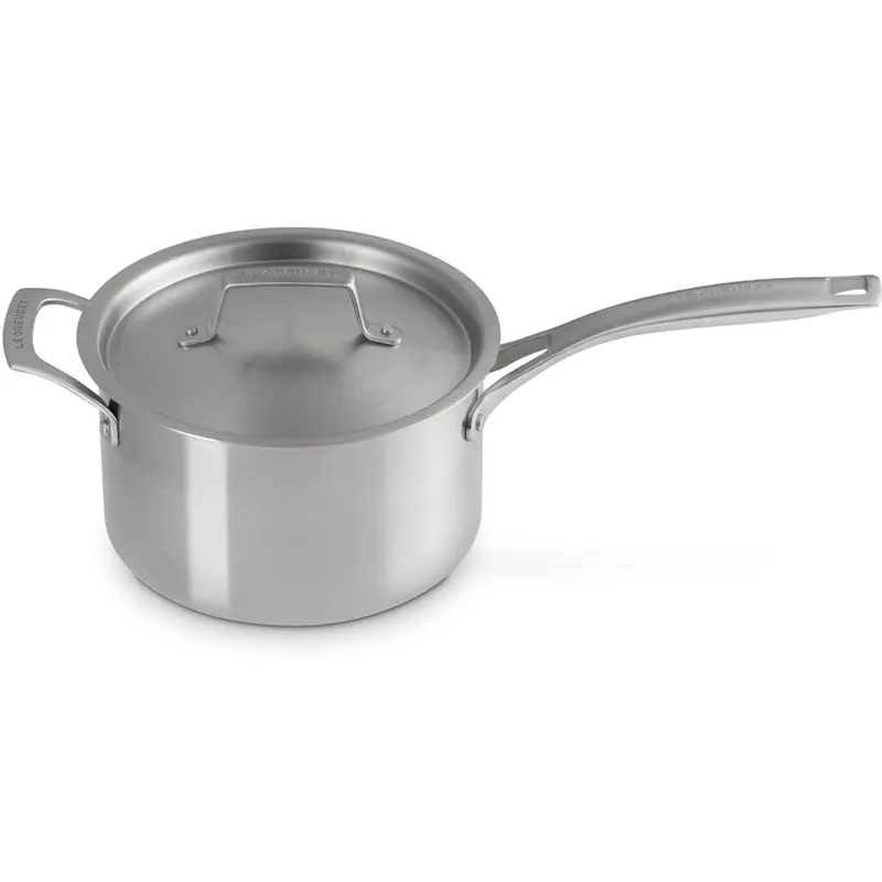 Le Creuset 4 qt. Essential Stainless Steel Saucepan