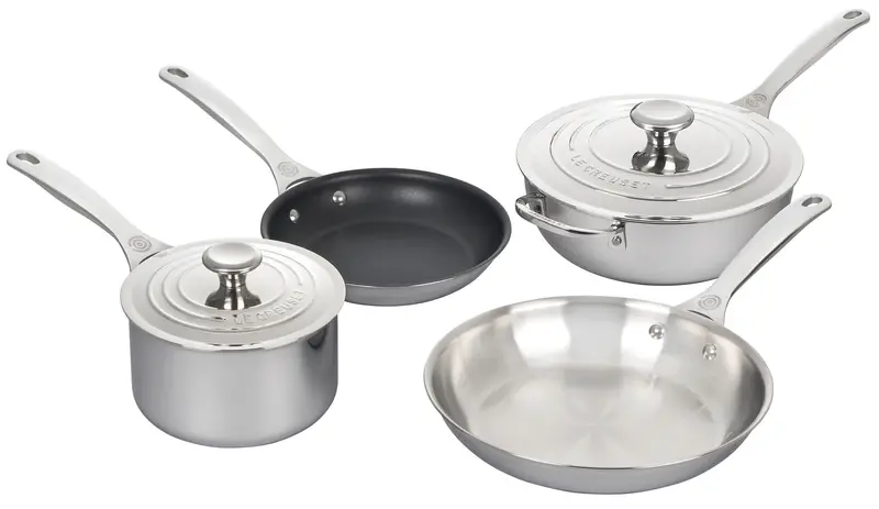 Le Creuset 6-Piece Stainless Steel Cookware Set