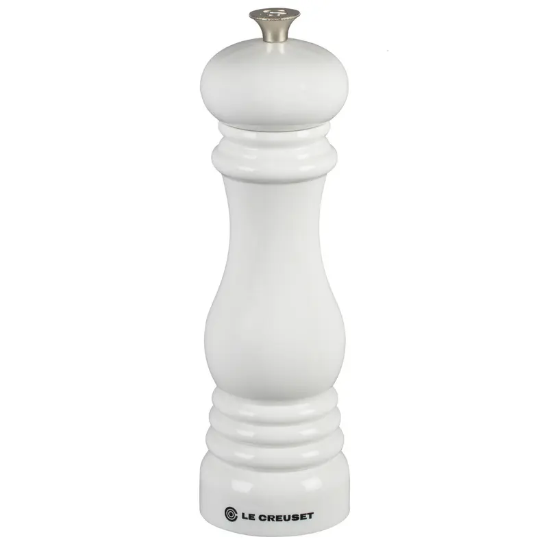 Le Creuset 8" x 2 1/2" Salt Mill - White