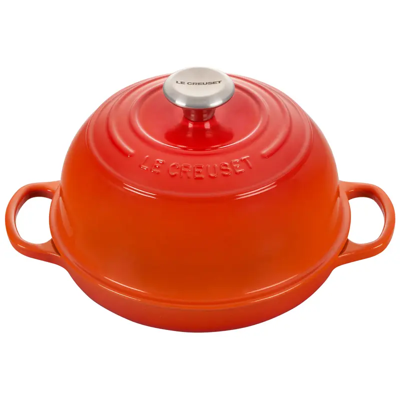 Le Creuset 9.5" (1.75 qt.) Signature Bread Oven - Flame
