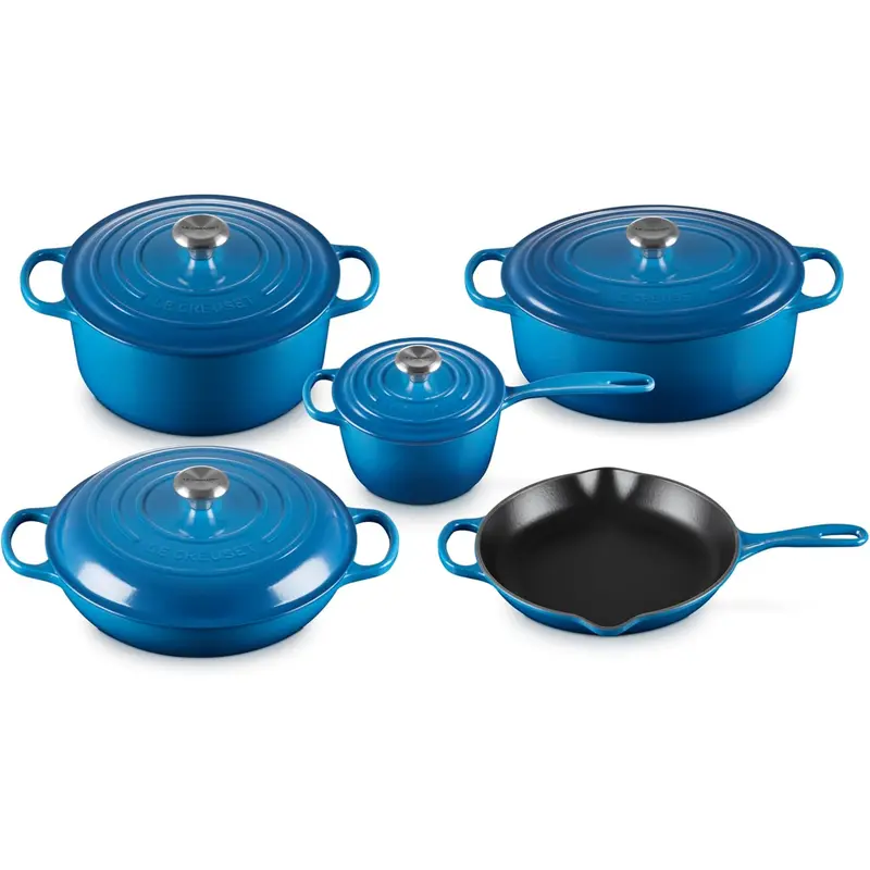 Le Creuset 9-Piece Signature Cookware Set - Marseille