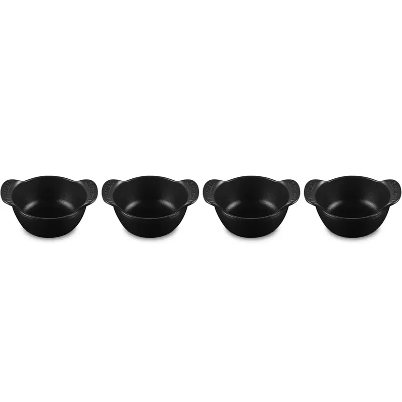 Le Creuset Gourmand Collection 0.3QT. Mini Round Cocotte, Set of 4