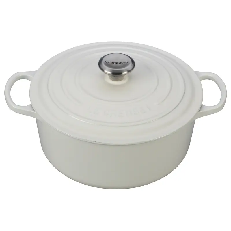Le Creuset Round 5.5-Quart Dutch Oven - White