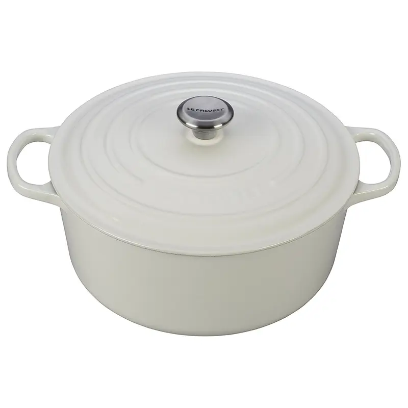 Le Creuset Round 9-Quart Dutch Oven - White