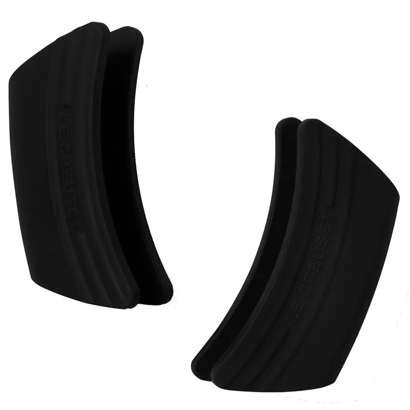 Le Creuset Silicone Handle Grips, Set Of 2 - Black
