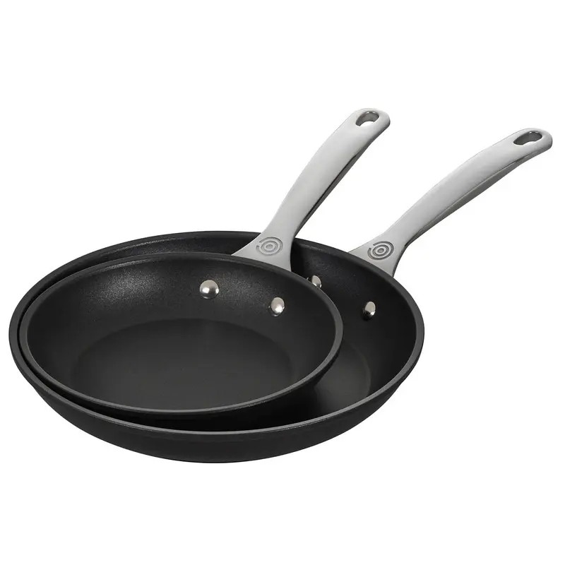 Le Creuset Toughened Nonstick Pro 2 Piece 8” & 10” Fry Pan Cookware Set