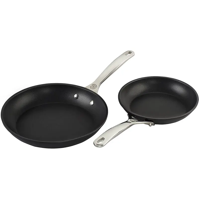 Le Creuset Toughened Nonstick PRO 2-Piece 9 1/2" and 11"Fry Pan Set