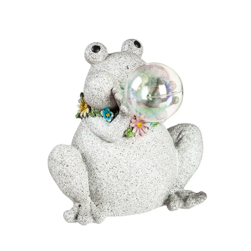 LED Bubble Frog Statuary