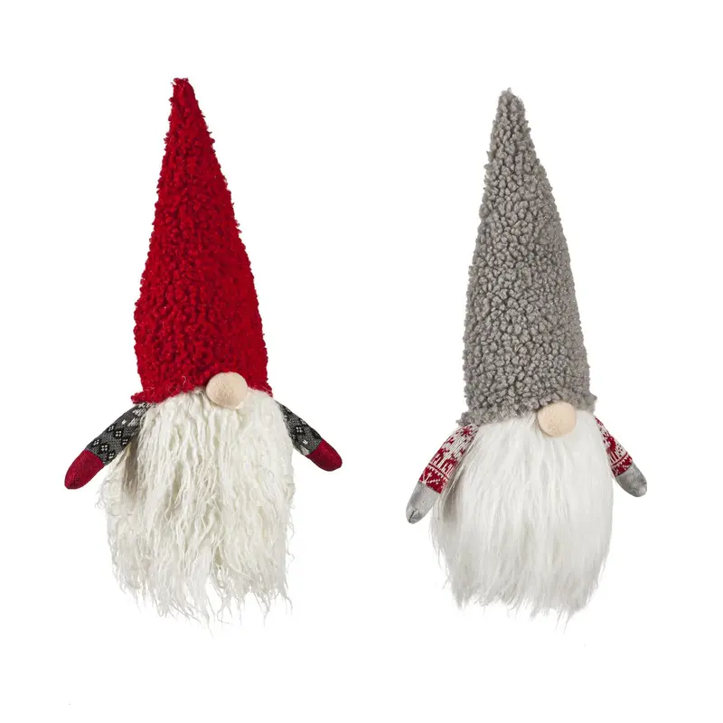 LED Fabric Gnome Table Décor, 2 Asst