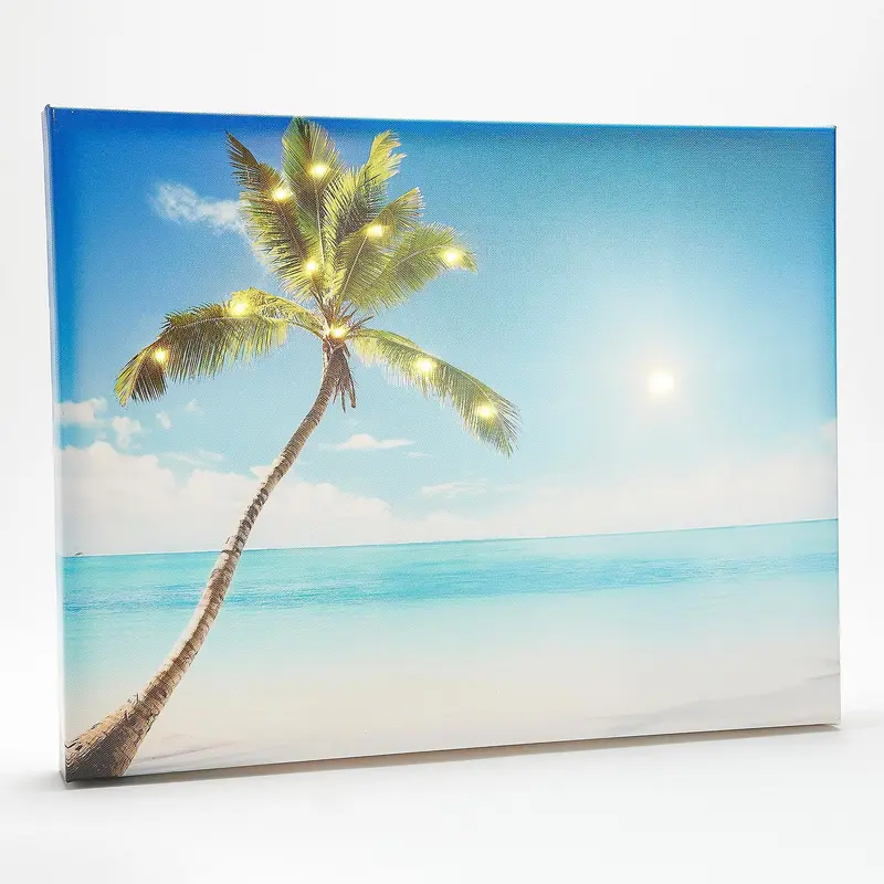 LED Outdoor Canvas, Palm Beach
