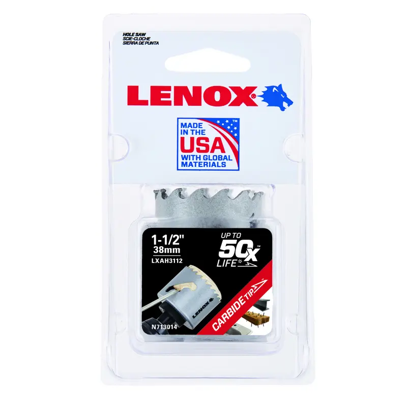 Lenox Speed Slot 1-1/2 in. Carbide Tipped Hole Saw - Deal of The Week