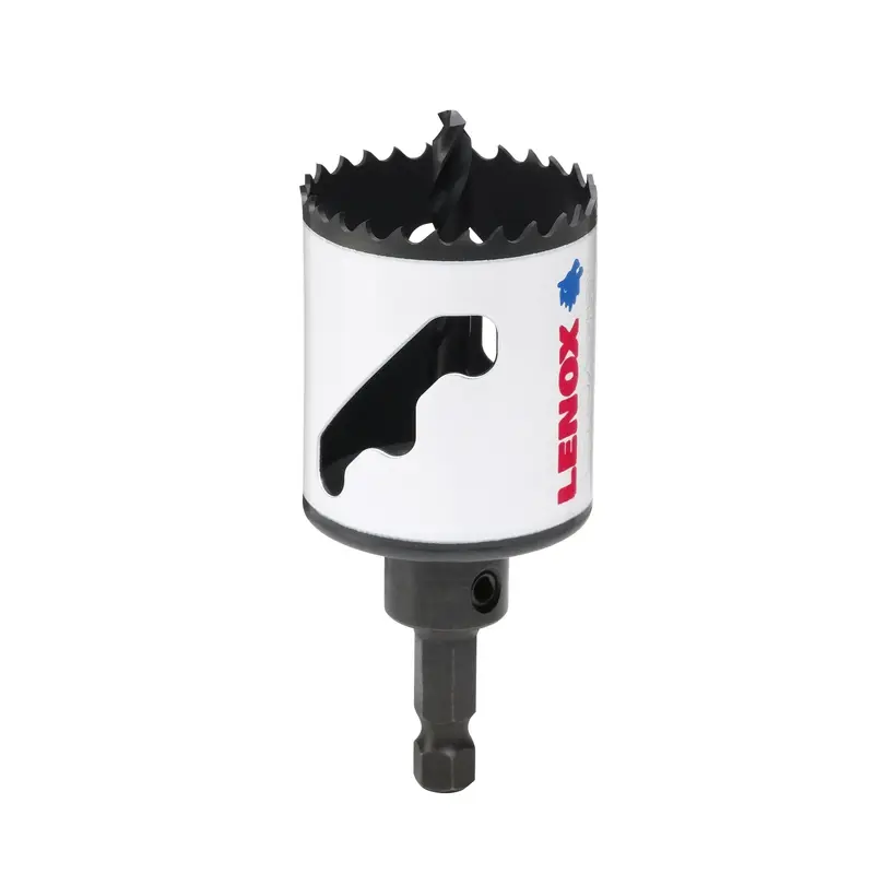 LENOX Speed Slot 1-5/8 in. Bi-Metal 1.5 in. L Hole Saw Arbor Included - Open Box