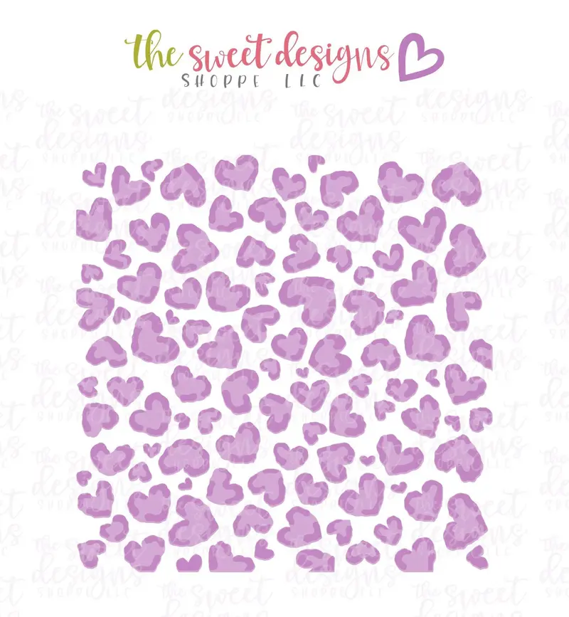 Leopard Hearts (Set of 2) - Stencils