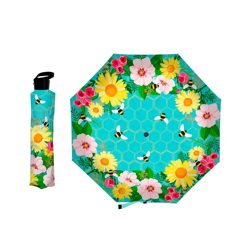Let It Bee Compact Manual Umbrella