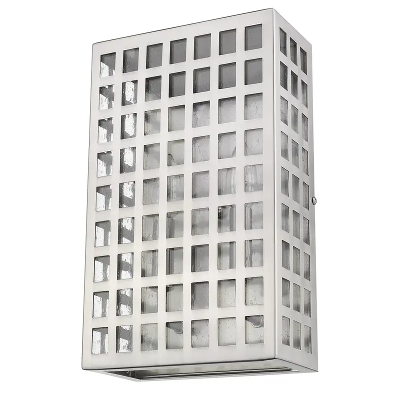 Letzel 2-Light Satin Nickel ADA Wall Sconce By Homeroots