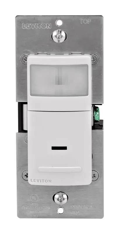 Leviton Decora Single Pole or 3-way Motion Sensor Switch White 1 pk - Open Box